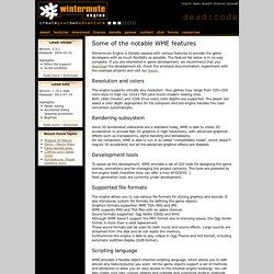 Wintermute Engine » features