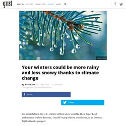 Your winters could be more rainy and less snowy thanks to climate change