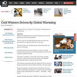 Cold Winters Driven By Global Warming