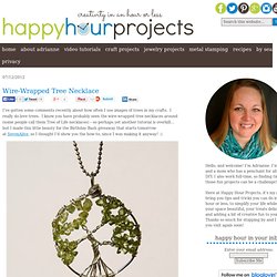 Wire-Wrapped Tree Necklace