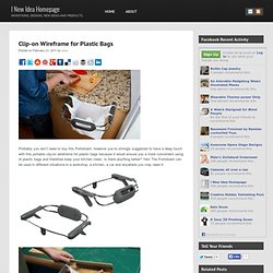 Clip-on Wireframe for Plastic Bags