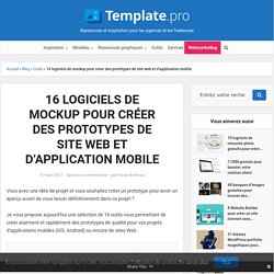 12 outils pour créer des prototypes de site web et d'application mobile