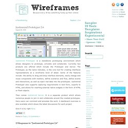 Justinmind Prototyper 2.6