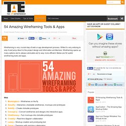 54 Amazing Wireframing Tools & Apps