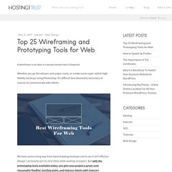 Top 25 Wireframing and Prototyping Tools for Web - HostingITrust.com