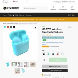 i88 TWS Wireless Bluetooth Earbuds - Geek Infinite