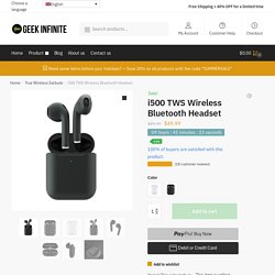 i500 TWS Wireless Bluetooth Headset - Geek Infinite