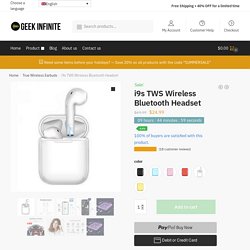 i9s TWS Wireless Bluetooth Headset - Geek Infinite