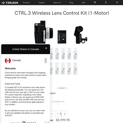 CTRL.3 Wireless Lens Control Kit (1-Motor) – Teradek