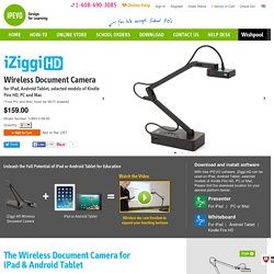 IPEVO iZiggi-HD Wireless Document Camera for iPad, PC and Mac
