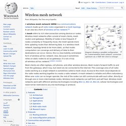 Wireless mesh network