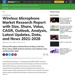 Wireless Microphone Overview, Size, Share and Trends 2021-2028