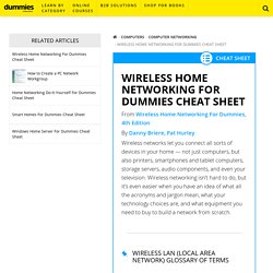 Wireless Home Networking For Dummies Cheat Sheet - dummies