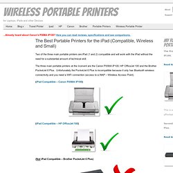 Wireless Portable Printer for Ipad