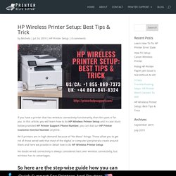 HP Wireless Printer Setup: Best Tips & Trick
