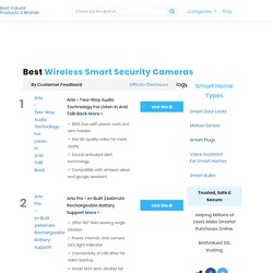 Best Wireless Smart Security Cameras In 2020