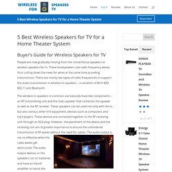 wireless tv speakers