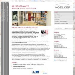 VOELKER - Rechtsanwälte - Steuerberater - Wirtschaftsprüfer. Reutlingen, Hechingen, Barcelona: Startseite