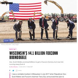 Wisconsin’s $4.1 billion Foxconn factory boondoggle