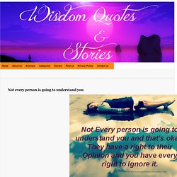 Wisdom Life Love Quotes and Stories