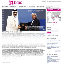 BRAC-WISE Prize for Education 2011