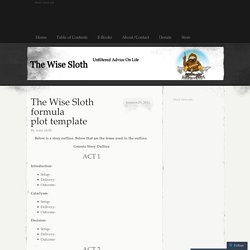 The Wise Sloth formula plot template