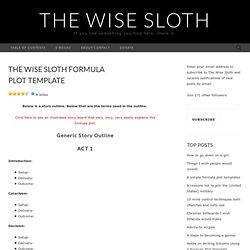 the wise sloth formula plot template « The wise sloth says,