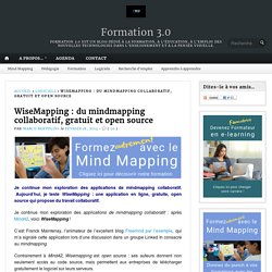 WiseMapping : du mindmapping collaboratif, gratuit et open source