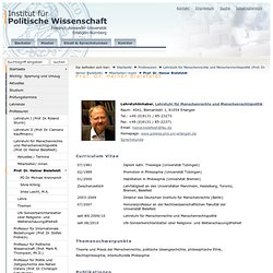 Prof. Dr. Heiner Bielefeldt