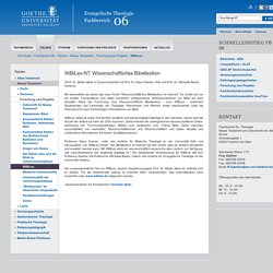 Goethe-Universität — WiBiLex-NT: Wissenschaftliches Bibellexikon