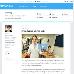 Introducing Wistia Labs