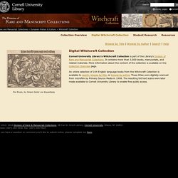 CUL Witchcraft Collection - Digital Witchcraft Collection