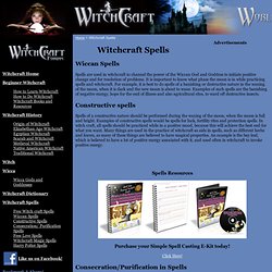 Witchcraft World - Witchcraft Spells