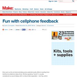 Online : Fun with cellphone feedback