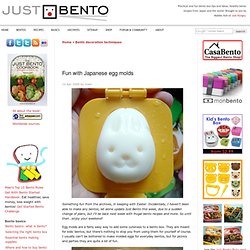 Fun with Japanese egg molds