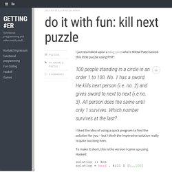 do it with fun: kill next puzzle
