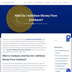 Withdraw Money From Coinbase