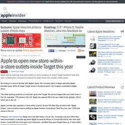 Apple to open new store-within-a-store outlets inside Target this year