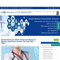 EMR Market To Witness Significant Growth Through 2021 – 2026