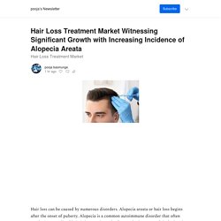 Hair Loss Treatment Market Witnessing Significant Growth with Increasing Incidence of Alopecia Areata - by pooja basmunge - pooja’s Newsletter