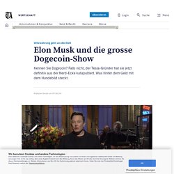 Witzwährung geht um die Welt – Elon Musk und die grosse Dogecoin-Show