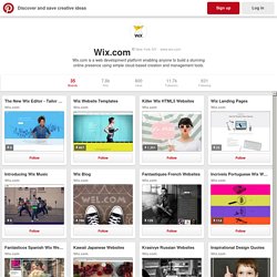 Wix.com on Pinterest