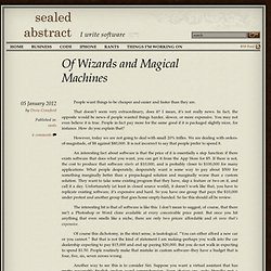 Of Wizards and Magical Machines
