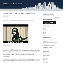 Blog Archive » March 11sec Part 1/4 – Thinking+Planning