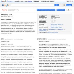 Patent WO2000034102A1 - Shopping cart - Google Patents