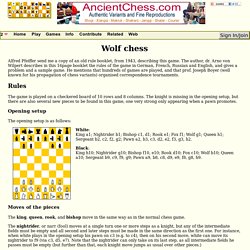 Wolf chess
