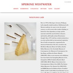 Wolfgang Laib - Artists - Sperone Westwater Gallery