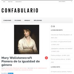 Mary Wollstonecraft Pionera de la igualdad de género