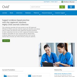 Wolters Kluwer Health - Ovid Technologies