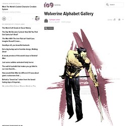 Wolverine Alphabet Gallery